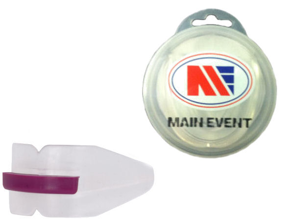 Main Event Boxing Double Gumshield Mouthguard - Clear with Case